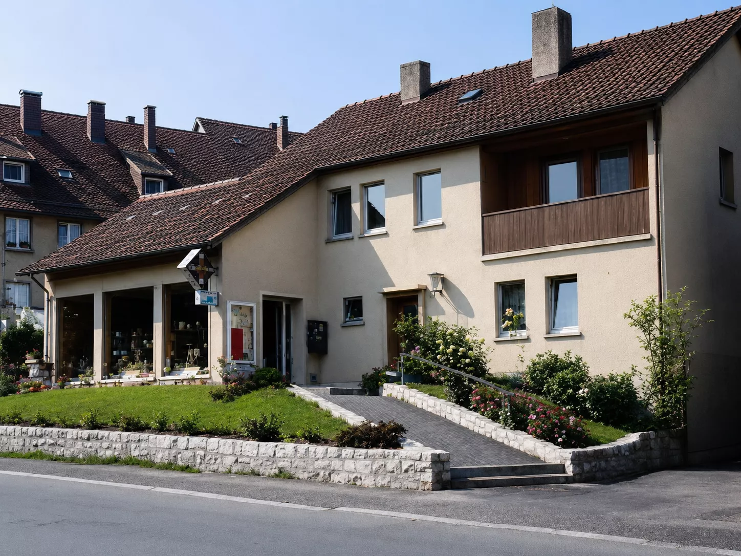 Geschäftshaus von Schneider Herrenmode in der Sutte 9 in Kulmbach